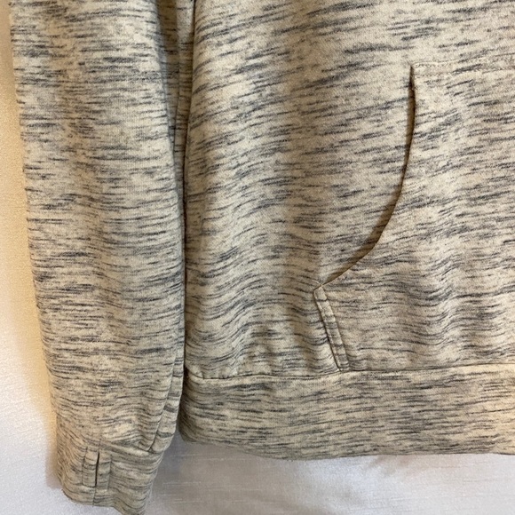 Bench Twist Neck Fitted Hoodie Heathered  Gray Ladies XLg - Picture 6 of 11